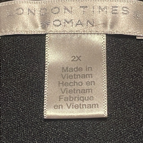 2X London Times Woman black blue paisley graphic print sleeveless midi dress - Picture 7 of 11